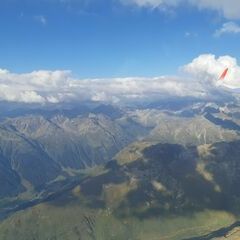 Verortung via Georeferenzierung der Kamera: Aufgenommen in der Nähe von Prättigau/Davos, Schweiz in 3600 Meter